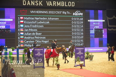 Jydske bank box
VM HERNING 2022 CSI3 Big Tour 1.45m
Nøgleord: mathias noerheden johanssen;accolade;lap of honour